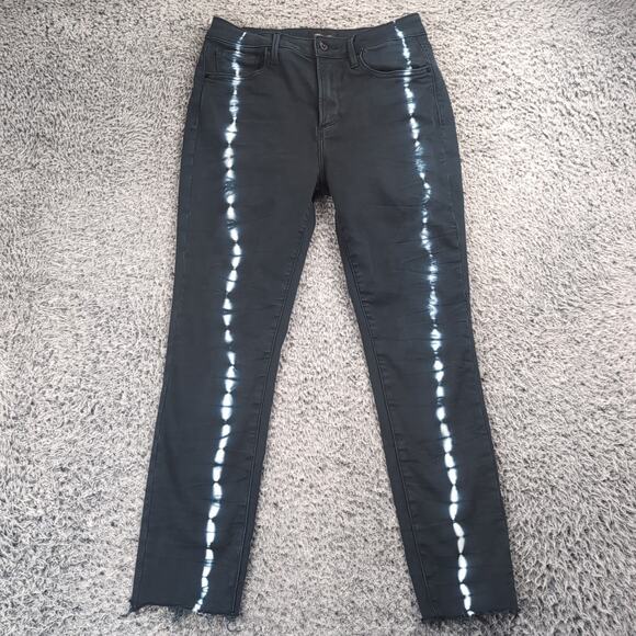 Driftwood Jeans Women 27x28 Blue Jackie High Rise Skinny Dark Casual Stretch - Picture 3 of 9